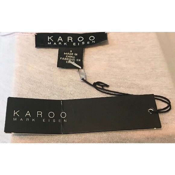 Small Karoo by Mark Eisen New Womens Top Lavender Oversize Top Shirt Soft - Picture 8 of 8